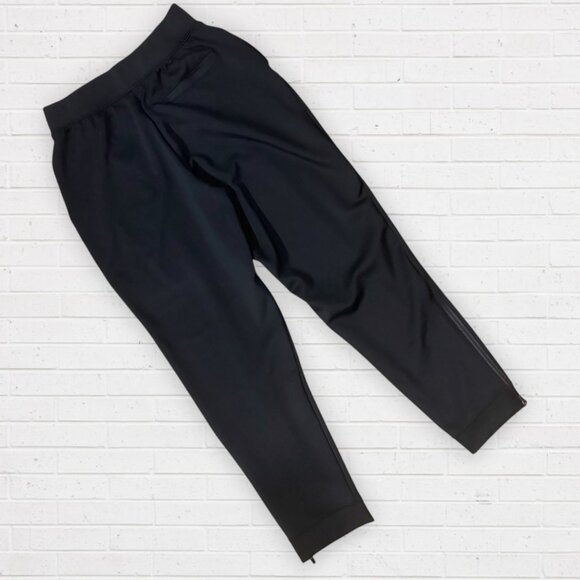 NIKE NikeCourt Dri-FIT Black Heritage Tennis Knit Sport Slim Fit Athletic Pants - Picture 7 of 14